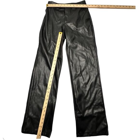 Elodie Size XS Black Leather Pants - Picture 3 of 4